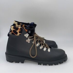 Arizona love Colorado lace-up boots black leopard animal cheetah